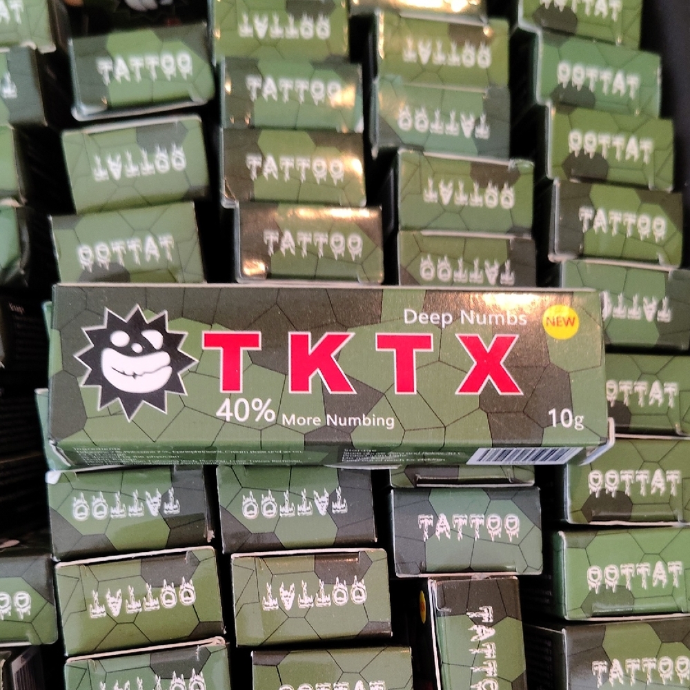 Deep Numbs Tattoo Cream - Green 3 numbing creams in this order.